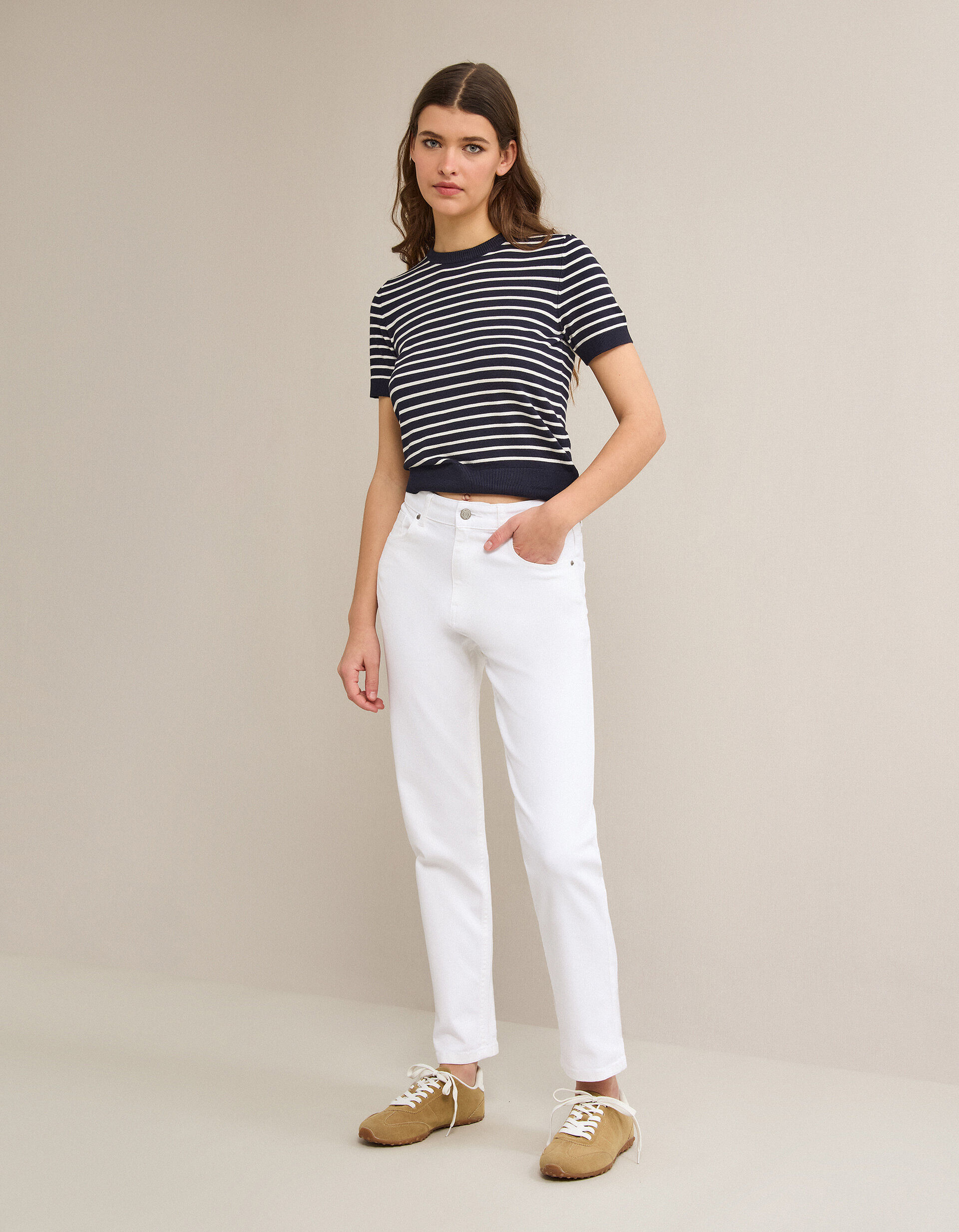 Comprar Online Cal&ccedil;as de Ganga 'Mom Fit', Mulher, Branco