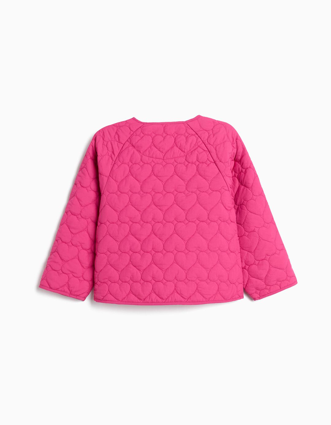 Casaco Acolchoado, Menina, Rosa Escuro