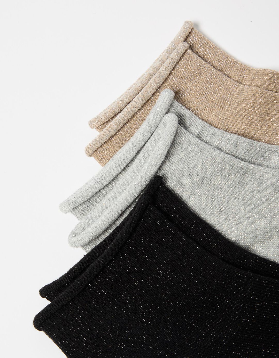 Pack 3 Pares de Meias, Mulher, Bege 
