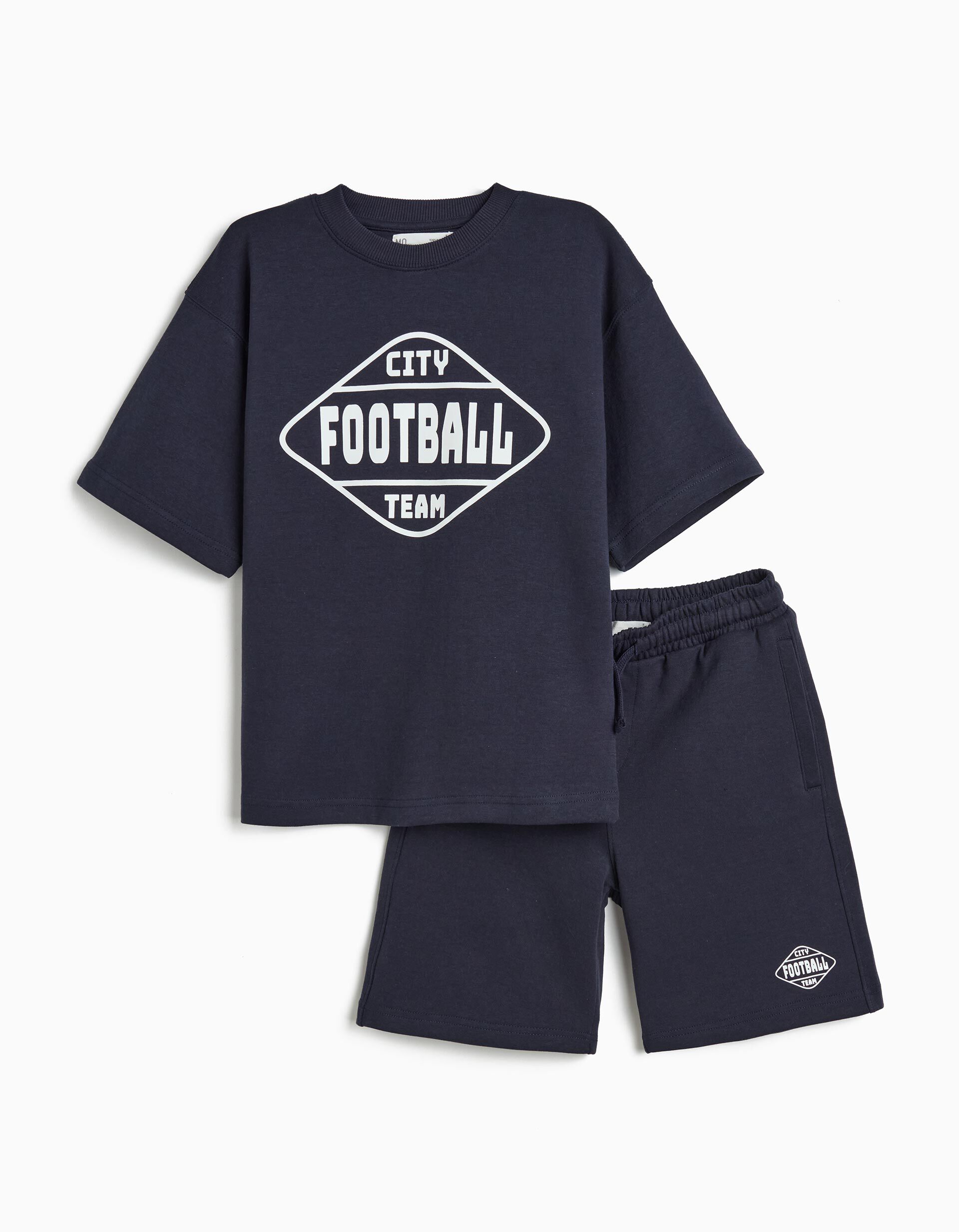 Comprar Online Conjunto T-shirt e Cal&ccedil;&otilde;es, Menino, Azul Escuro