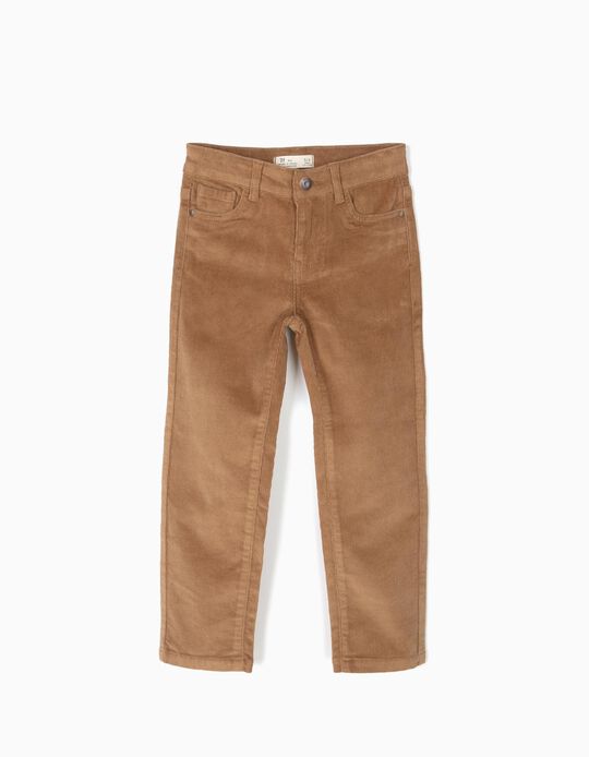 Camel Corduroy Trousers