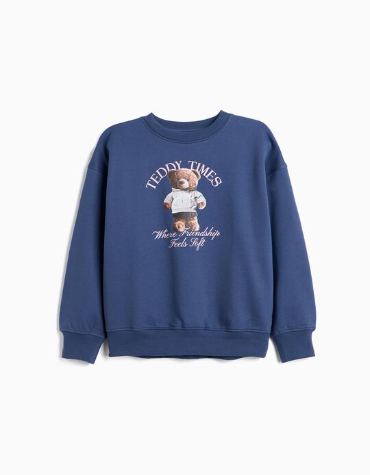 Comprar Online Sweatshirt Estampada, Menina, Azul