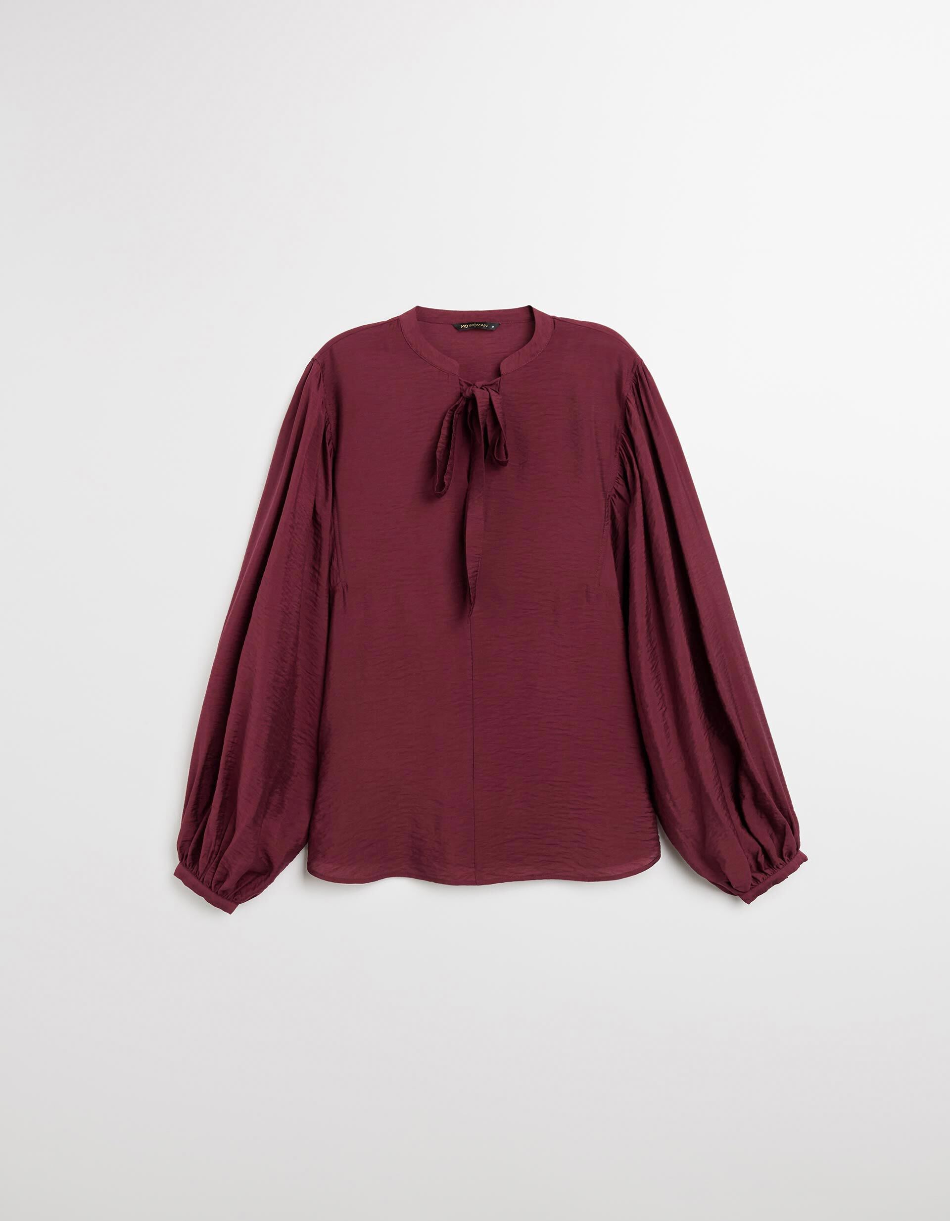 Comprar Online Blusa com Viscose, Mulher, Vermelho Escuro