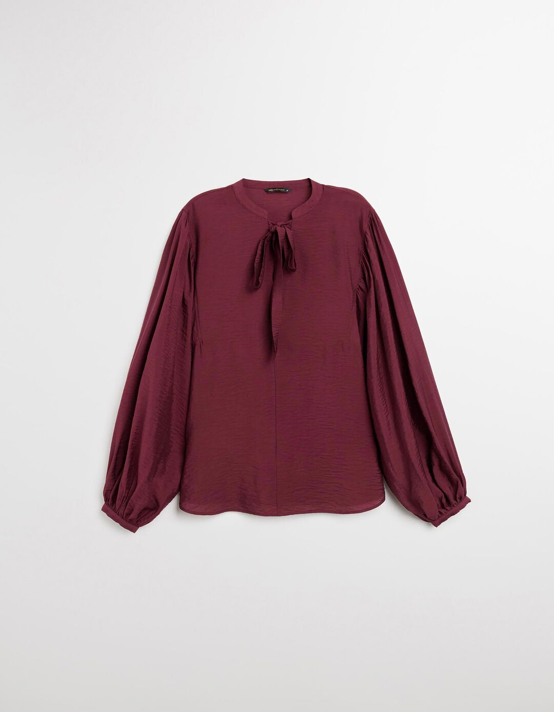 Blusa com Viscose, Mulher, Vermelho Escuro