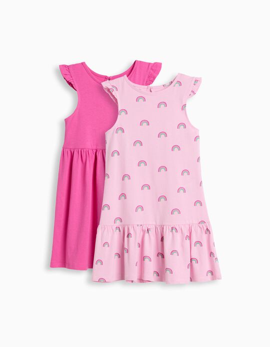 Comprar Online Pack 2 Vestidos, Menina, Rosa