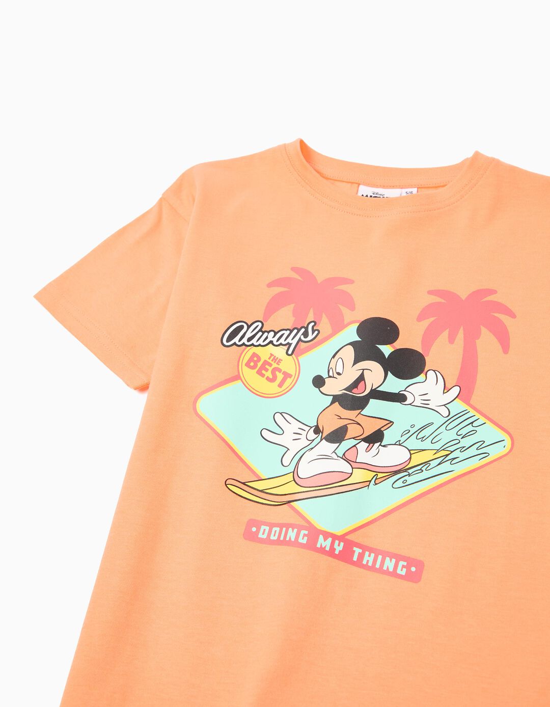 T-shirt 'Mickey' &copy;Disney, Menino, Laranja Claro