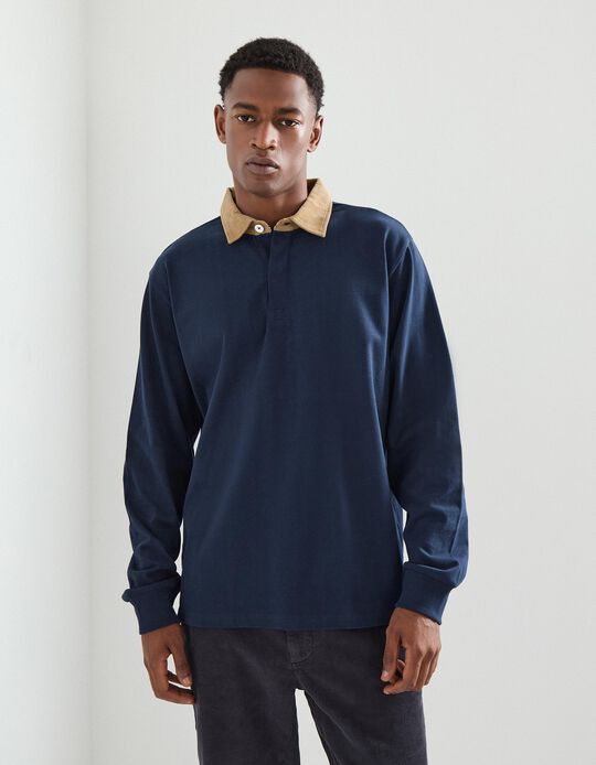 Comprar Online Polo Jersey, Homem, Azul Escuro