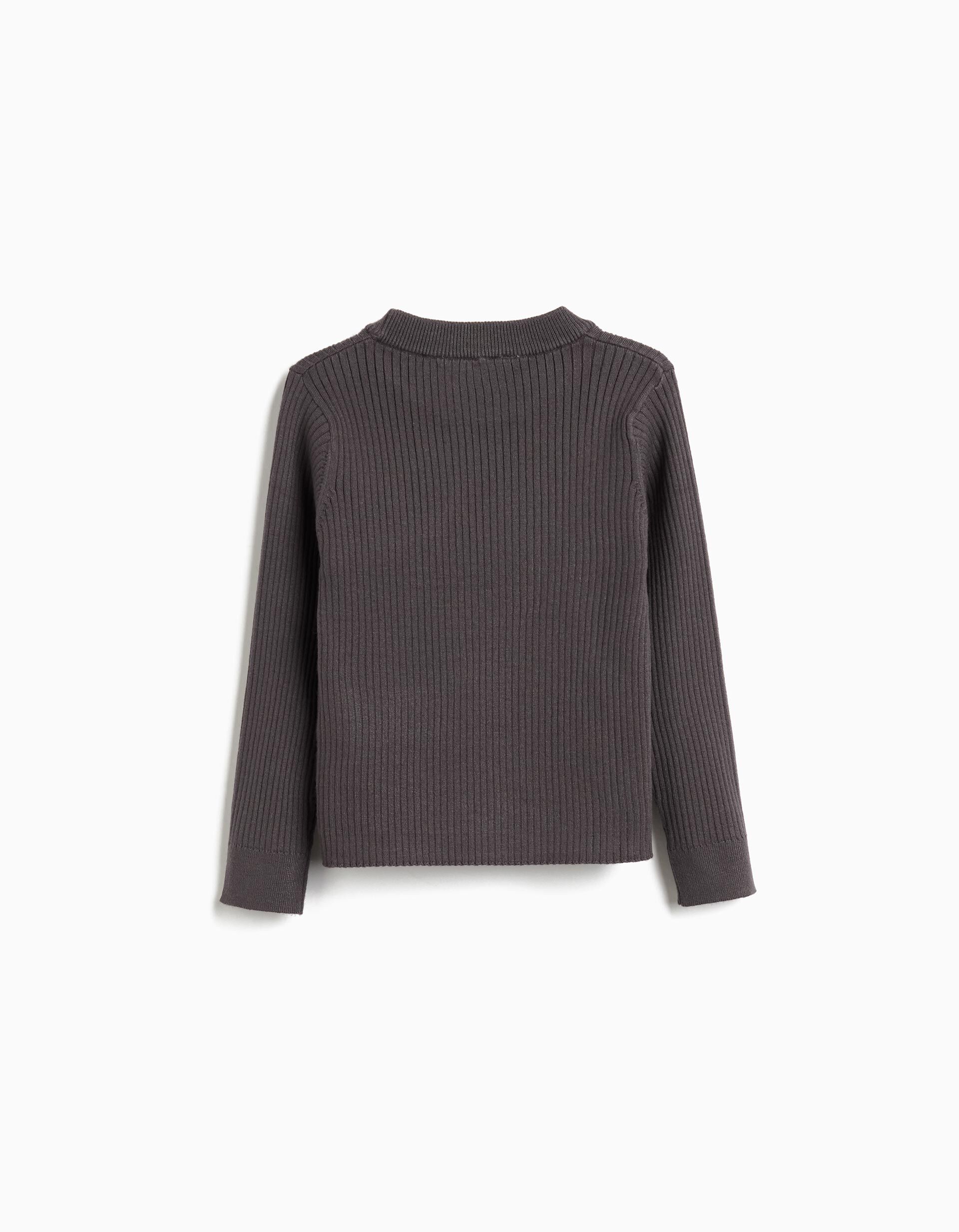 Comprar Online Camisola de Malha, Menina, Cinzento Escuro 