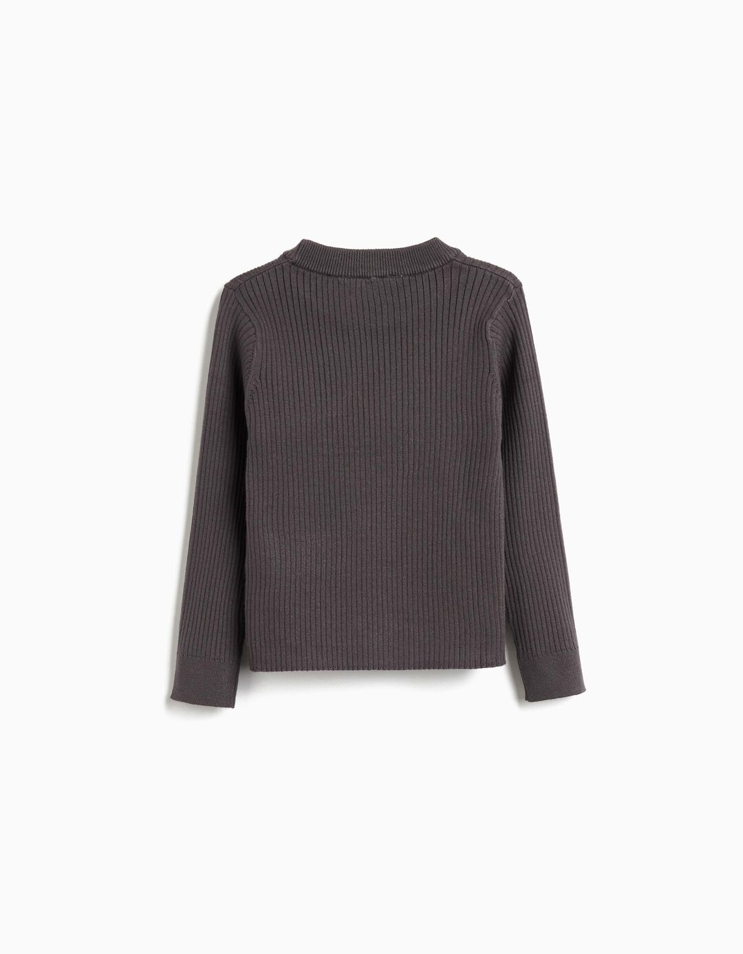 Camisola de Malha, Menina, Cinzento Escuro 