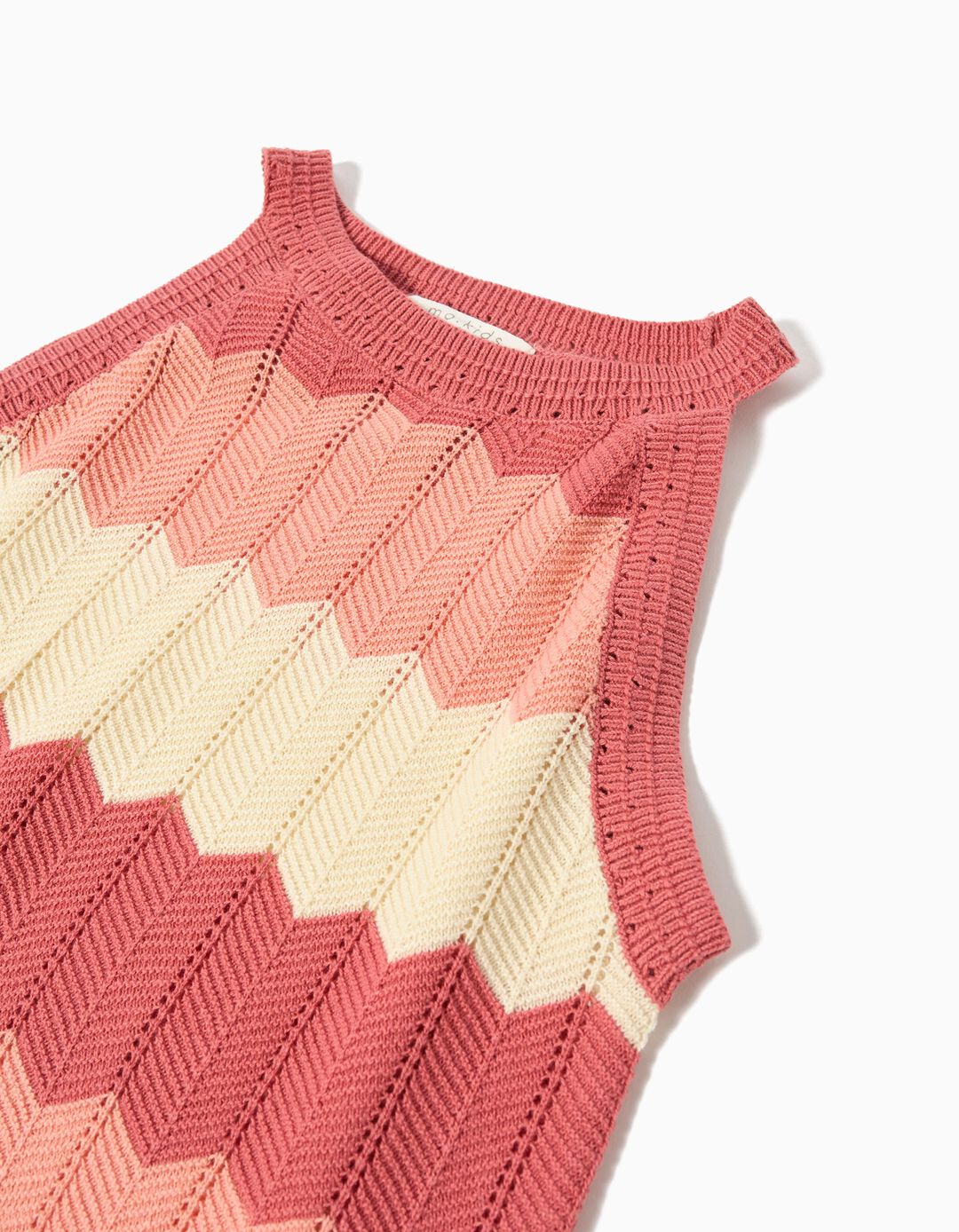 Vestido Crochet, Menina, Rosa