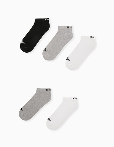 5 Pairs 'Kappa' Trainer Socks, Made in Portugal
