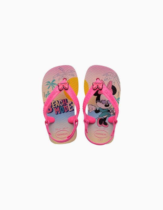 Minnie Mouse' 'Havaianas' Beach Sandals, Babies, Pink