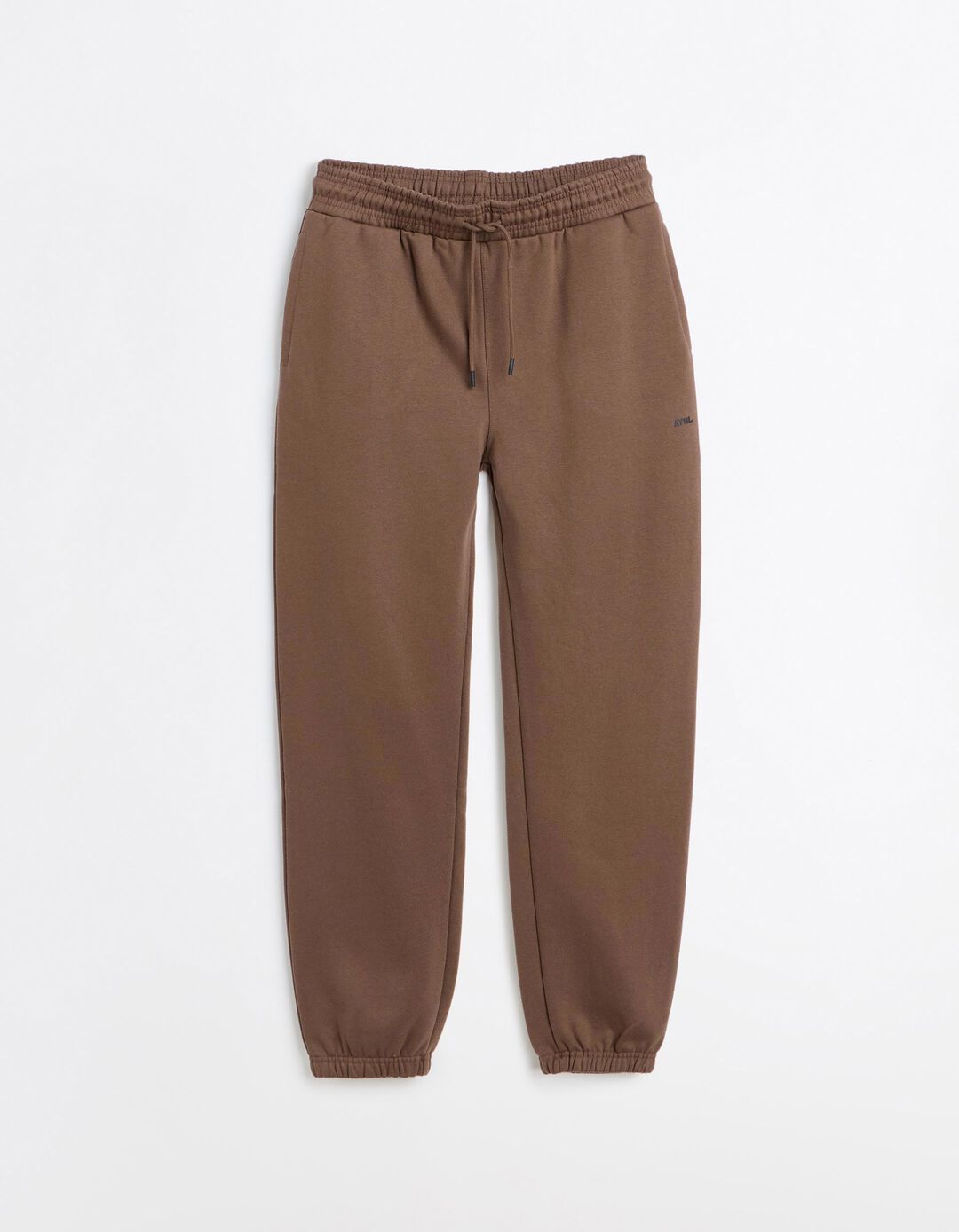 Cal&ccedil;as Jogger De Felpa, Homem, Castanho