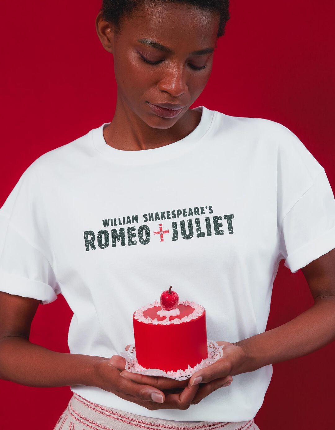 T-shirt Print, Mulher, Branco