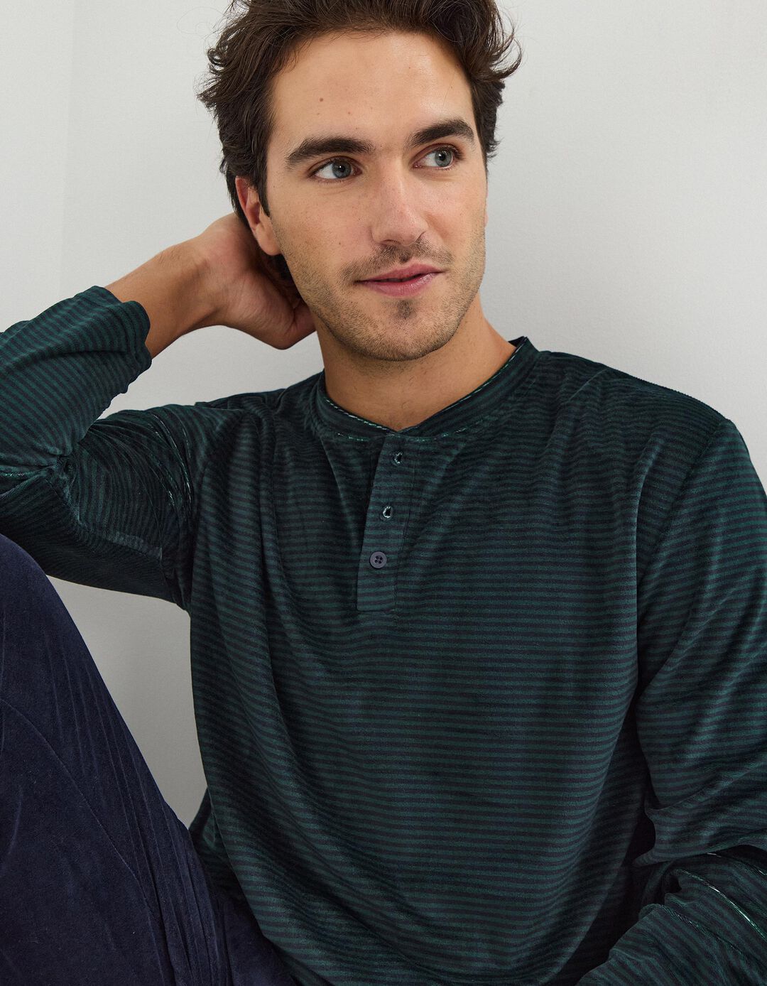 Pijama, Homem, Azul Escuro 