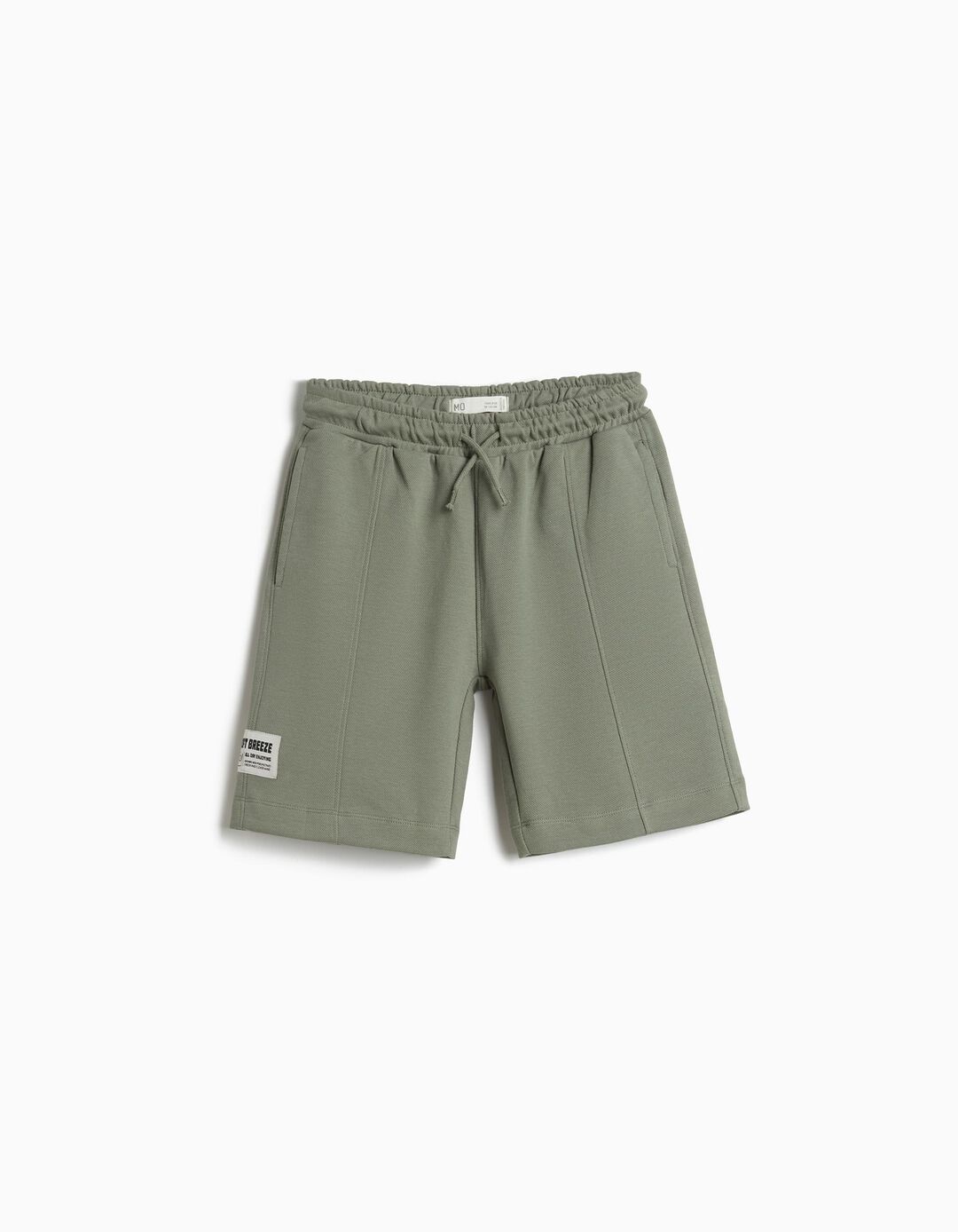 Cal&ccedil;&otilde;es Bermuda Texturizados, Menino, Verde Claro