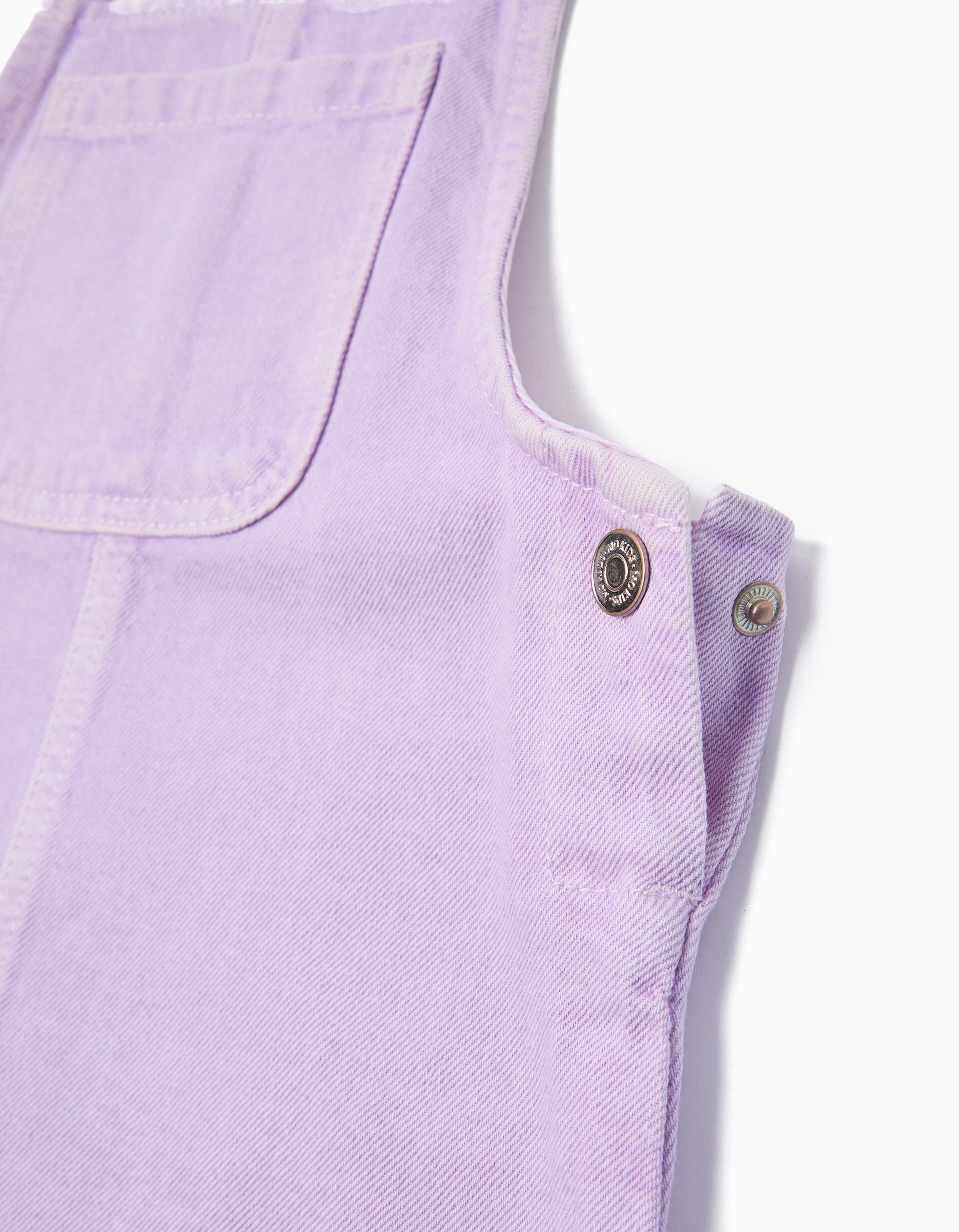 Comprar Online Saia Jardineira, Menina, Roxo Claro