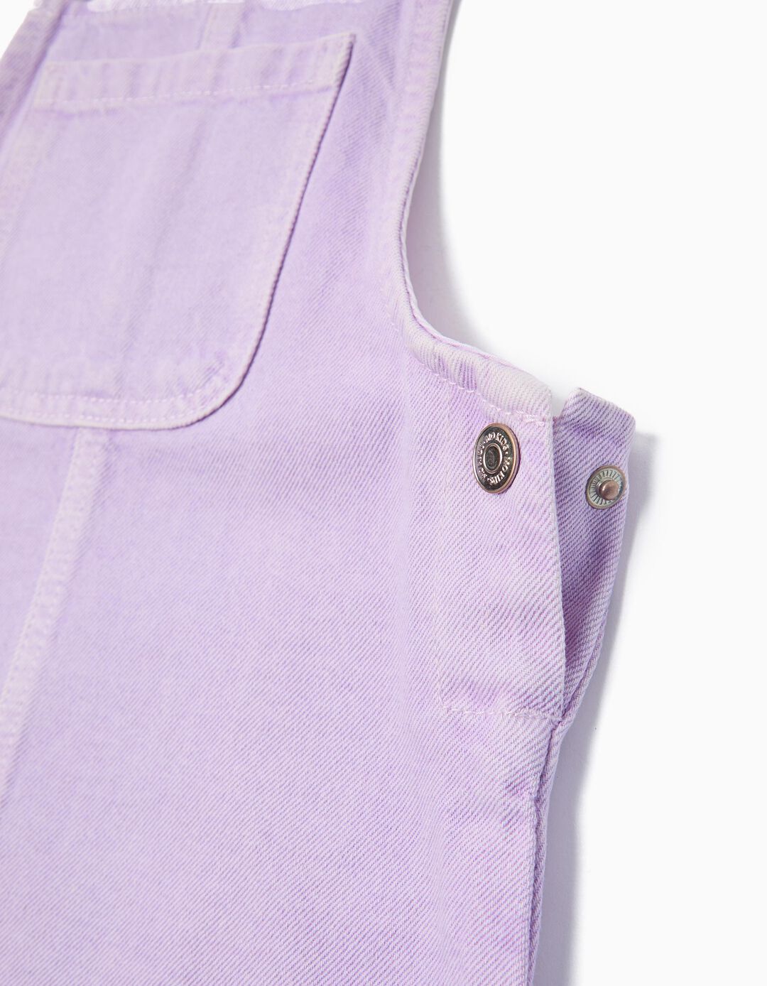 Saia Jardineira, Menina, Roxo Claro