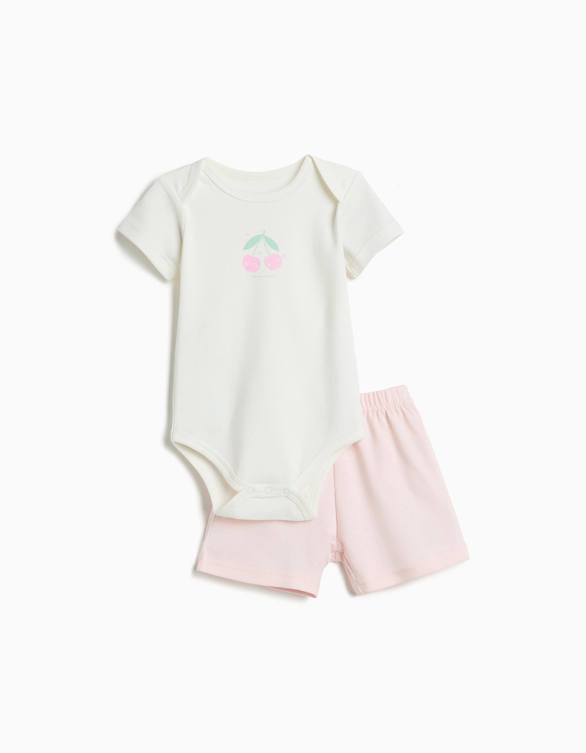 Comprar Online Conjunto de Body e Cal&ccedil;&otilde;es, Menina, Branco