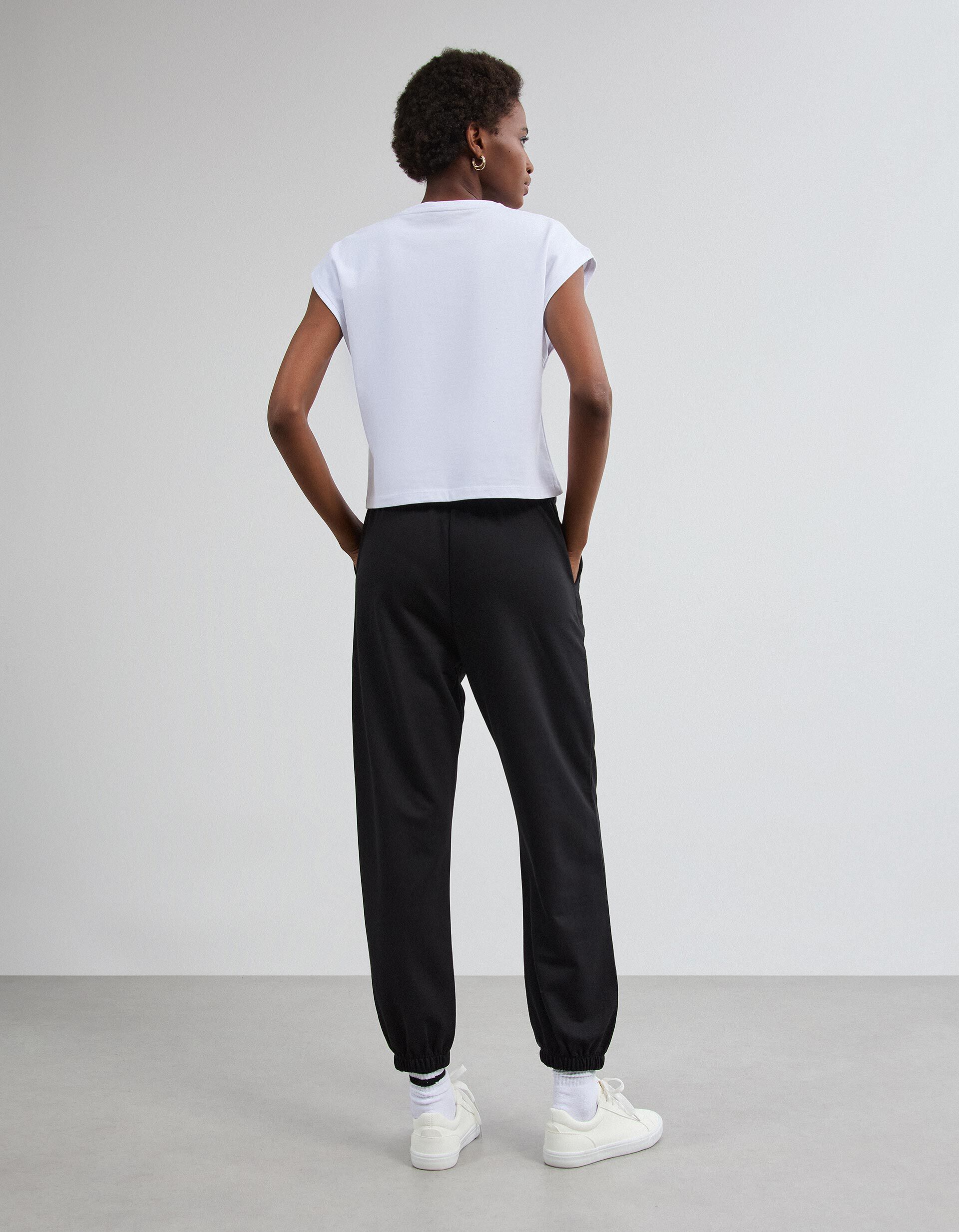 Comprar Online Cal&ccedil;as Jogger De Felpa, Mulher, Preto