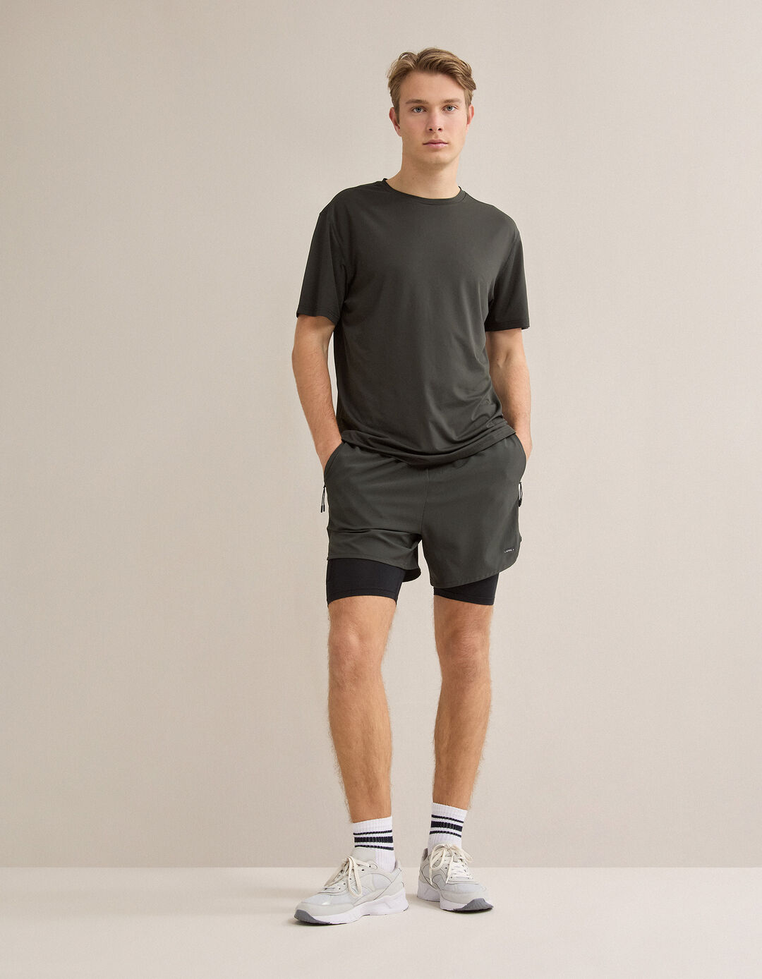 Cal&ccedil;&otilde;es de Desporto, Homem, Verde Escuro