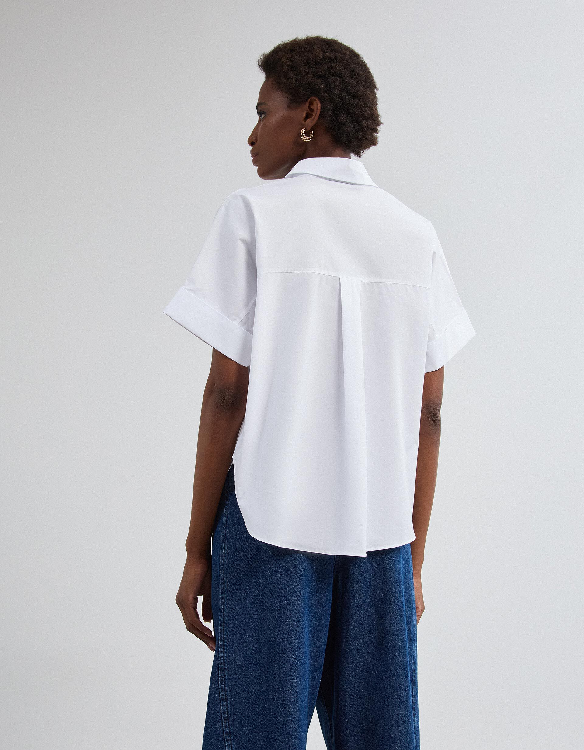 Comprar Online Camisa De Popelina, Mulher, Branco