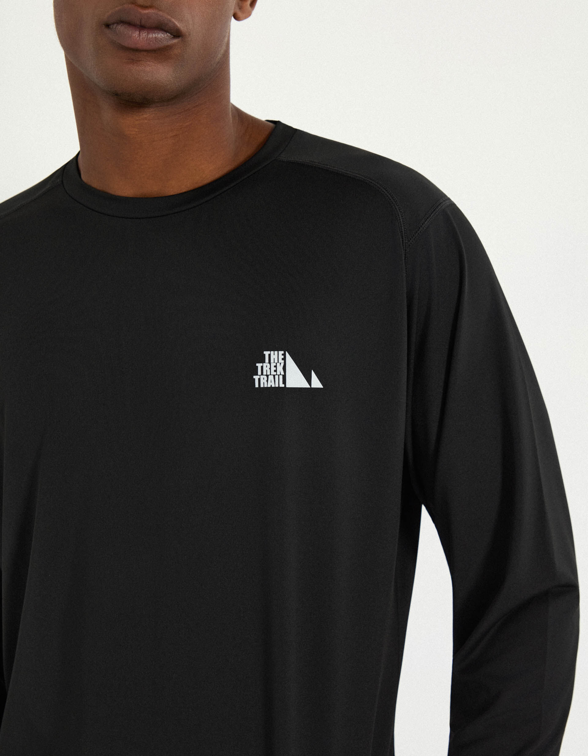 Comprar Online T-shirt Manga Comprida de Desporto, Homem, Preto