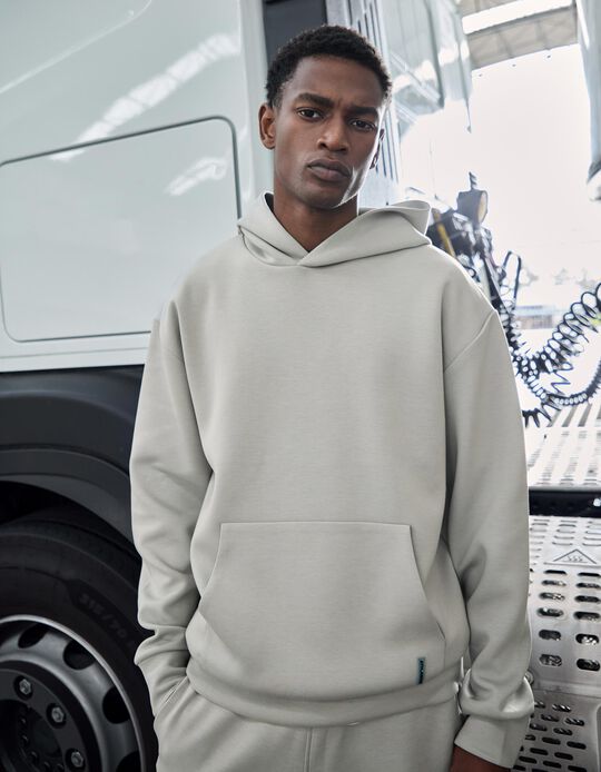 Comprar Online Sweatshirt de Felpa Capuz, Homem, Verde Claro
