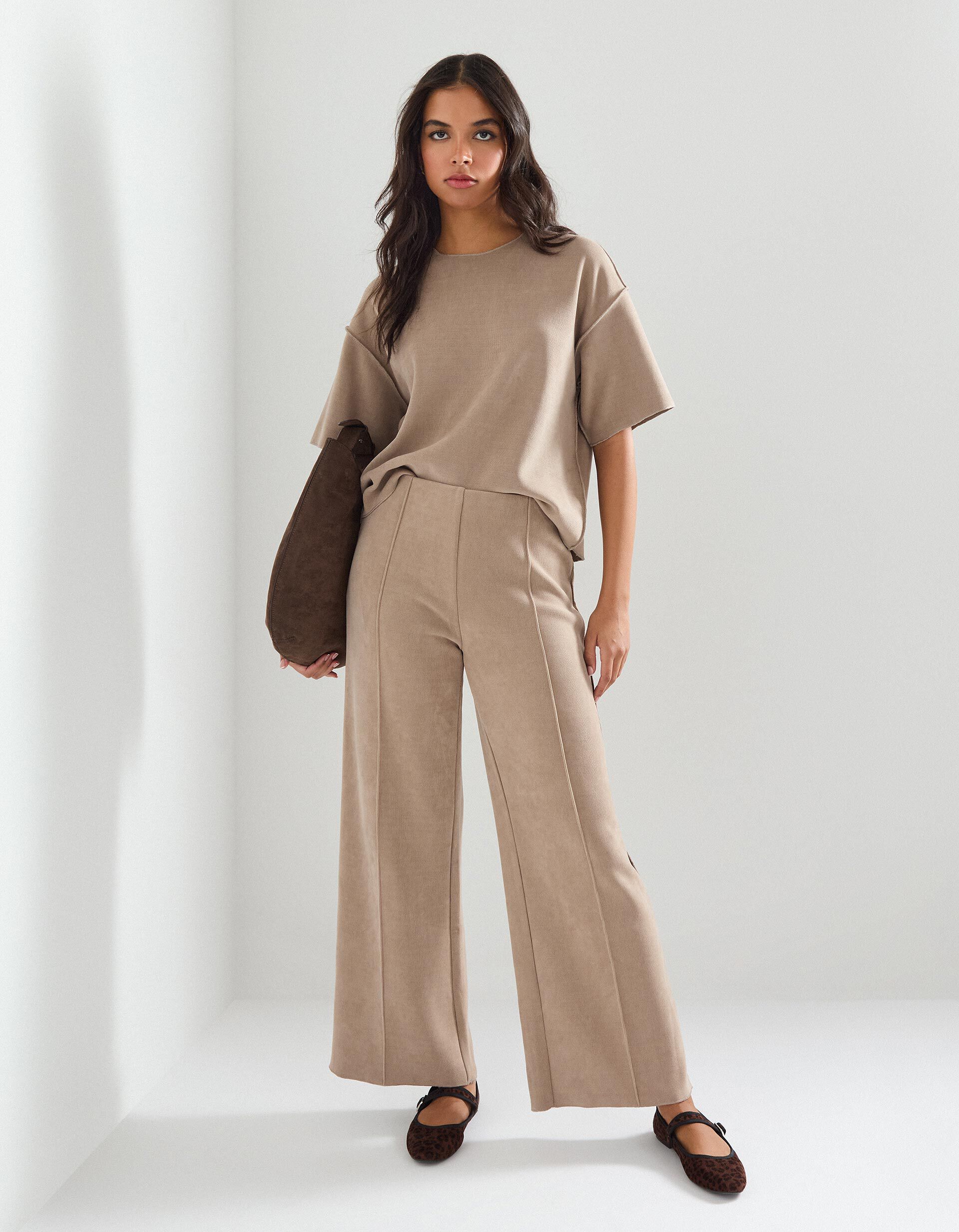 Comprar Online Cal&ccedil;as, Mulher, Bege Escuro 