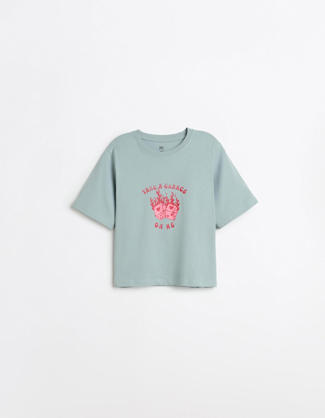 T-shirt Estampada, Mulher, Azul