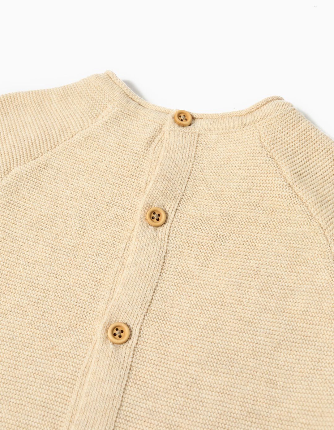 Camisola de Malha, Recém-Nascido, Bege Claro