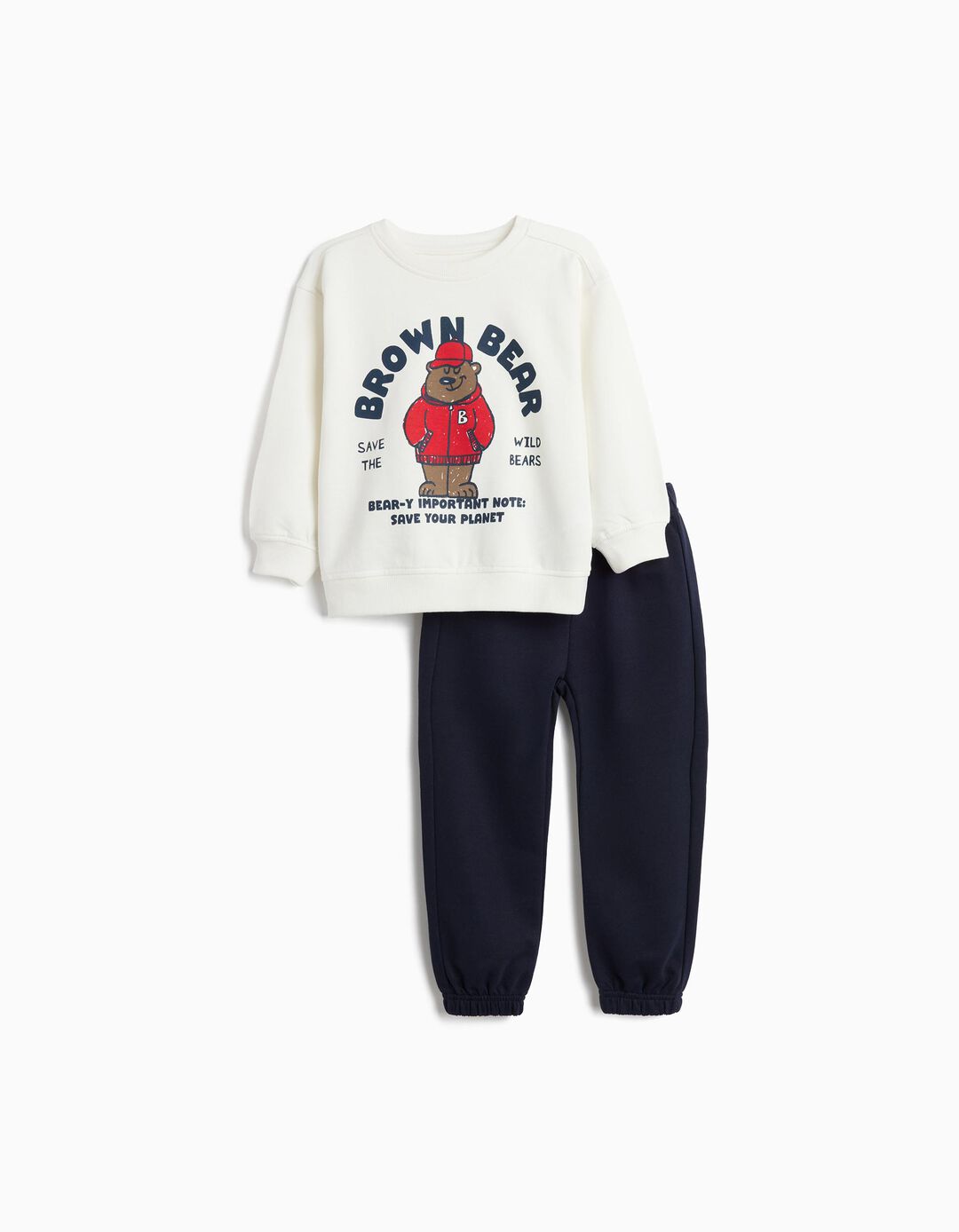 Conjunto De Jogging, Menino, Branco