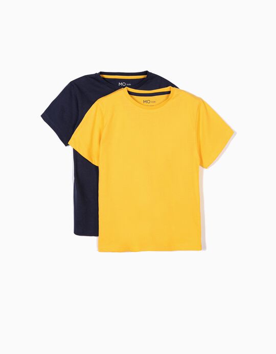 Pack de 2 t-shirts lisas