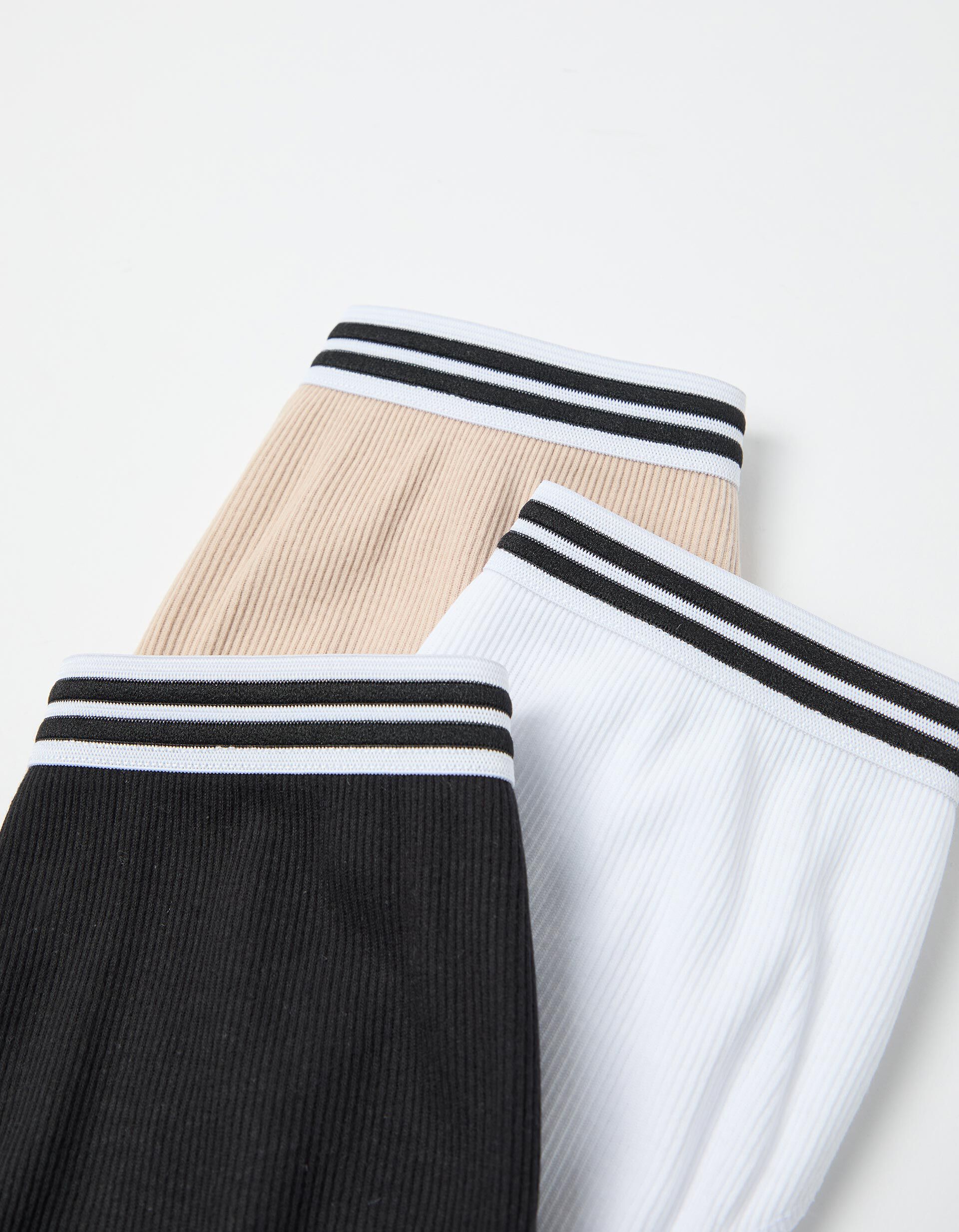 Comprar Online Pack 3 Cuecas Caneladas, Mulher, Multicor