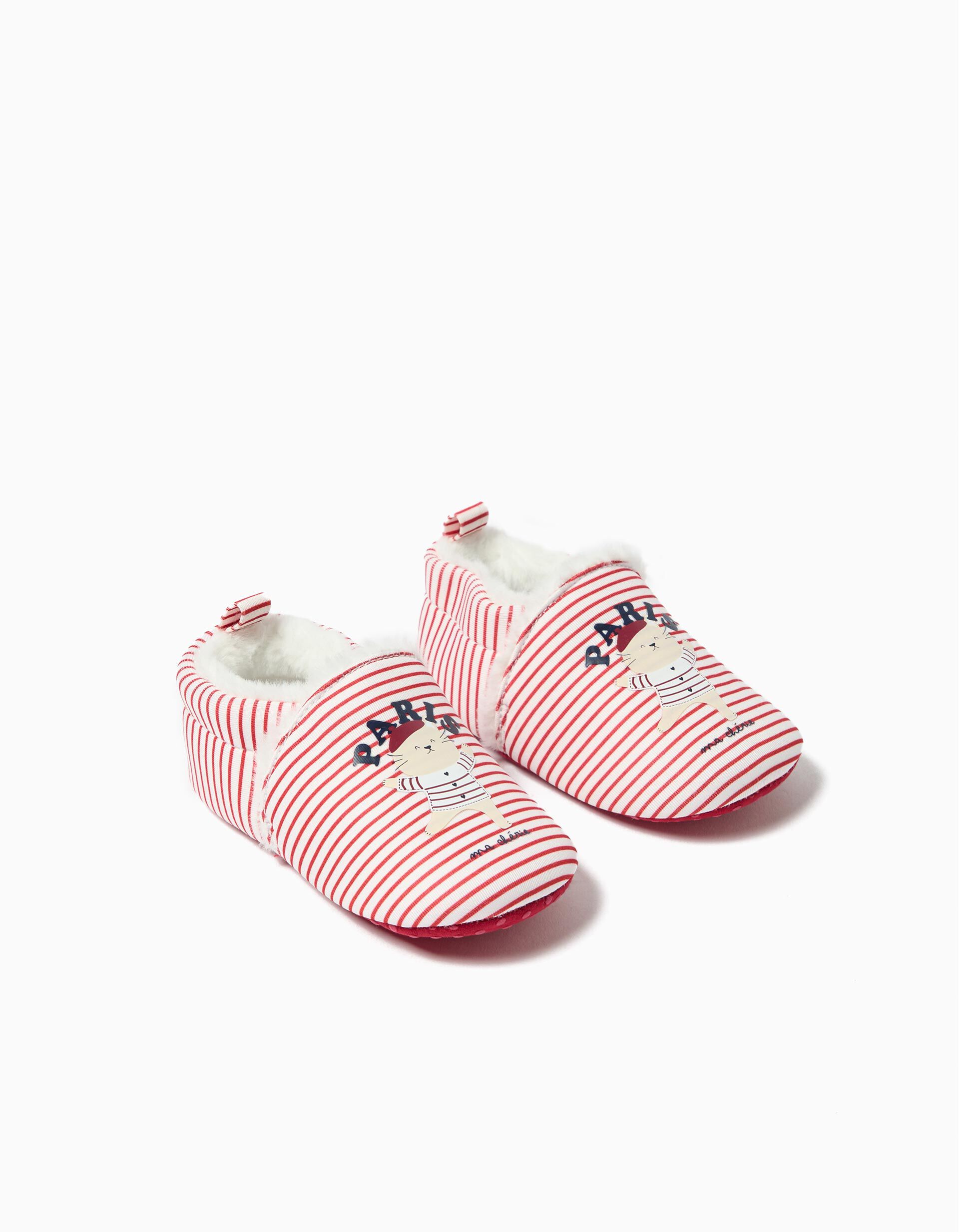 Comprar Online Pantufas Riscas com Estampado, Menina, Multicor