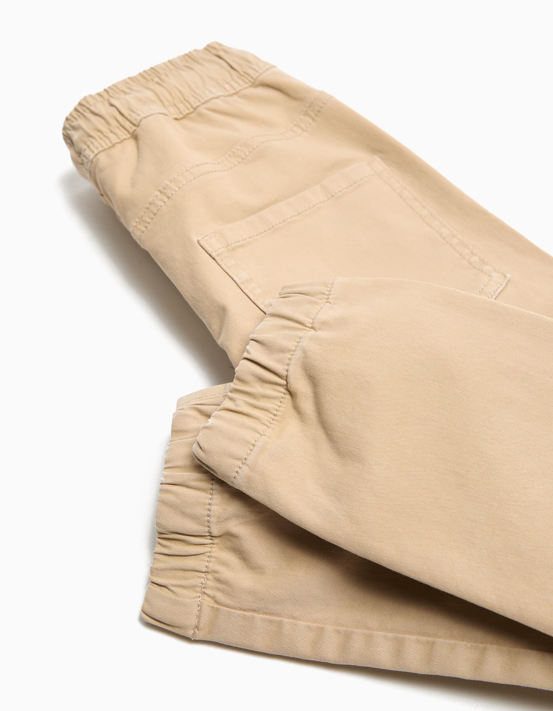 Comprar Online Joggers em Sarja, Menino, Bege