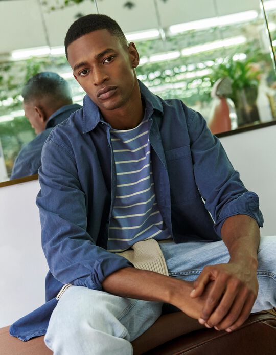 Comprar Online Camisa Liocel, Homem, Azul Escuro