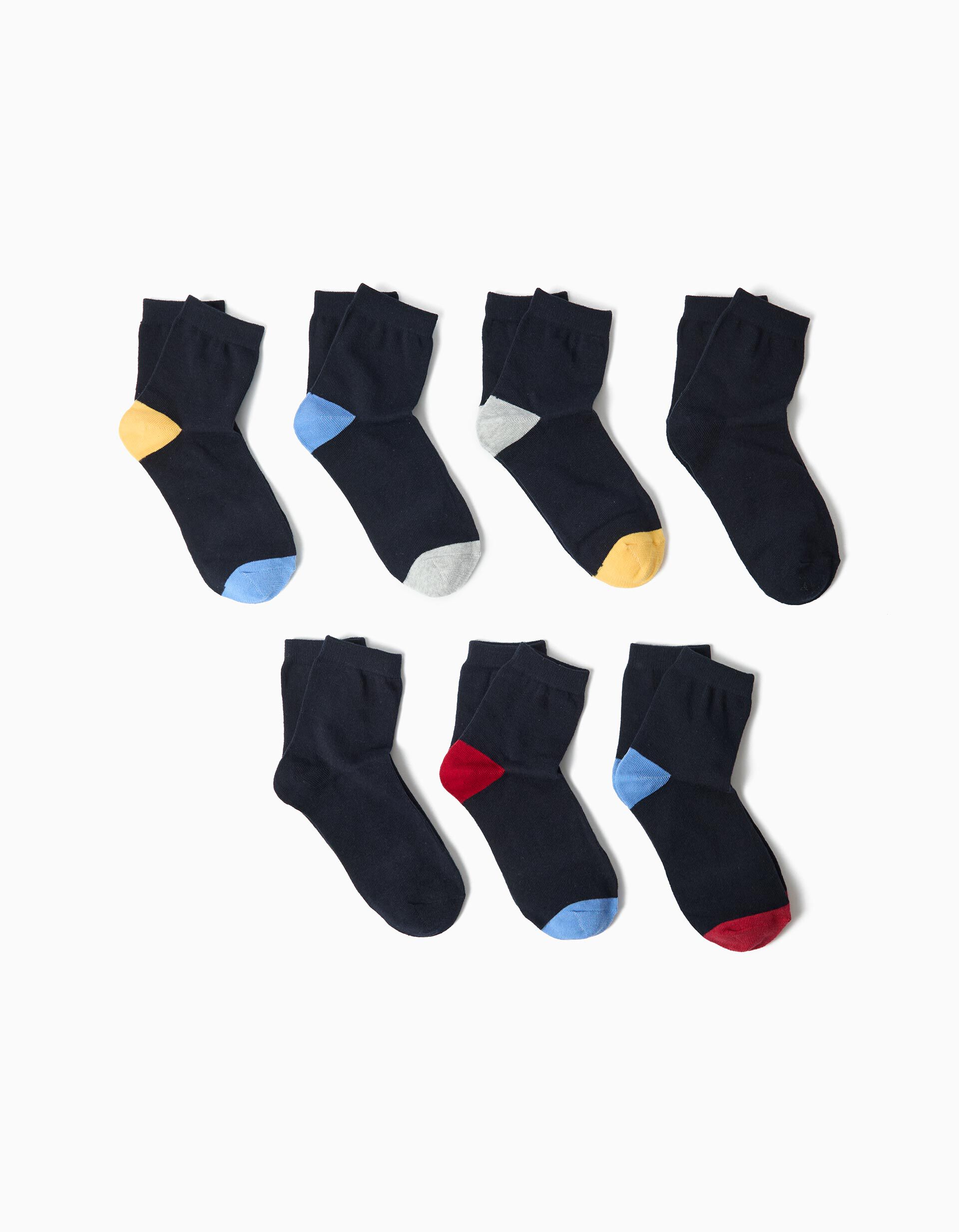 Comprar Online Pack 7 Pares de Meias, Crian&ccedil;a, Multicor