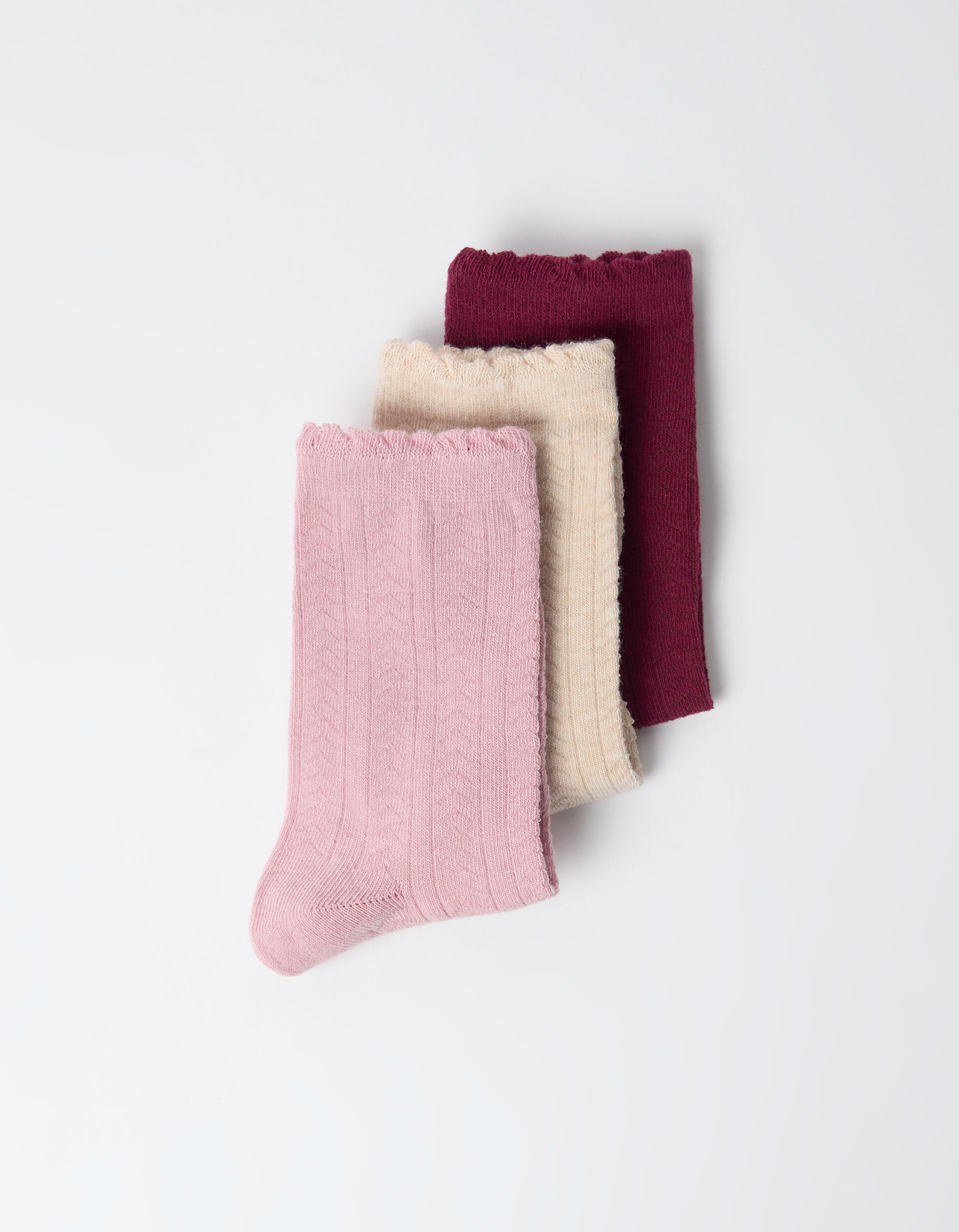 Comprar Online Pack 3 Pares De Meias, Mulher, Rosa