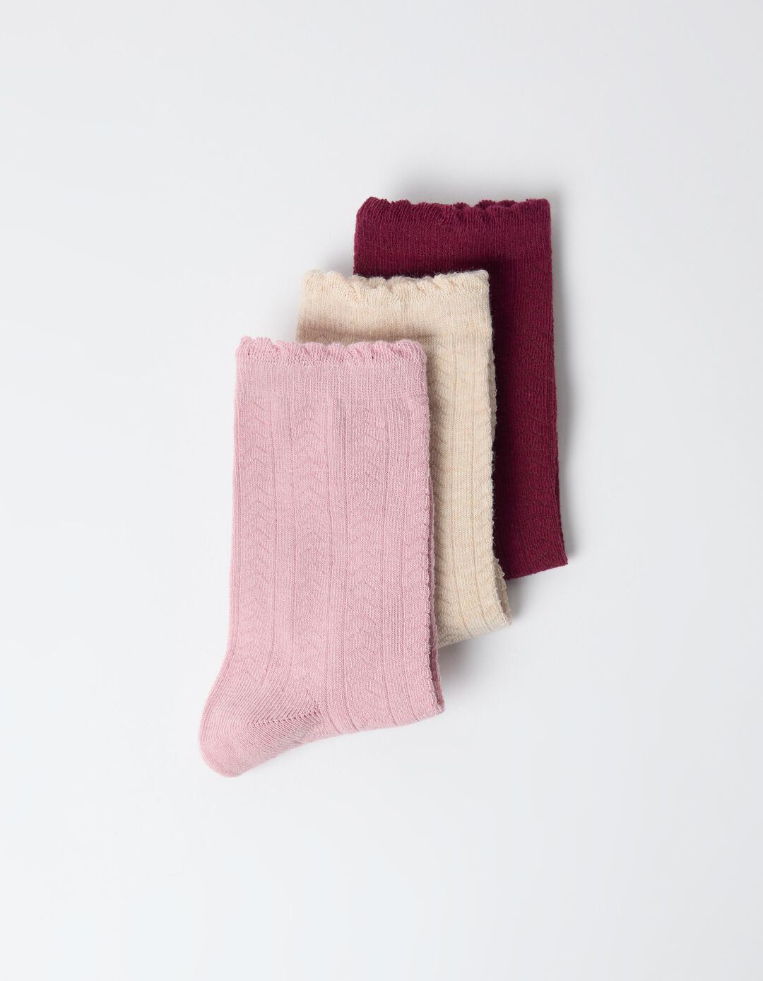 Pack 3 Pares De Meias, Mulher, Rosa