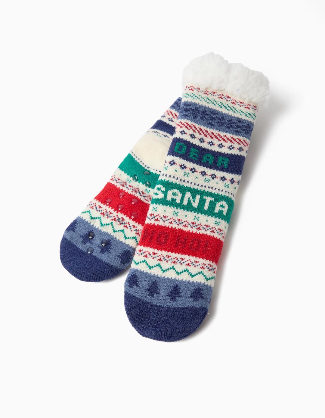Par De Meias De Natal, Menino, Azul Escuro