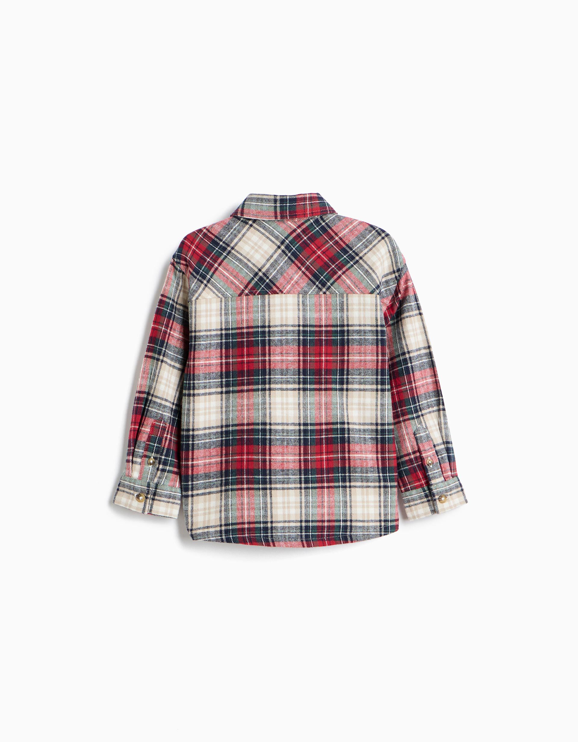 Comprar Online Camisa Xadrez, Menino, Vermelho