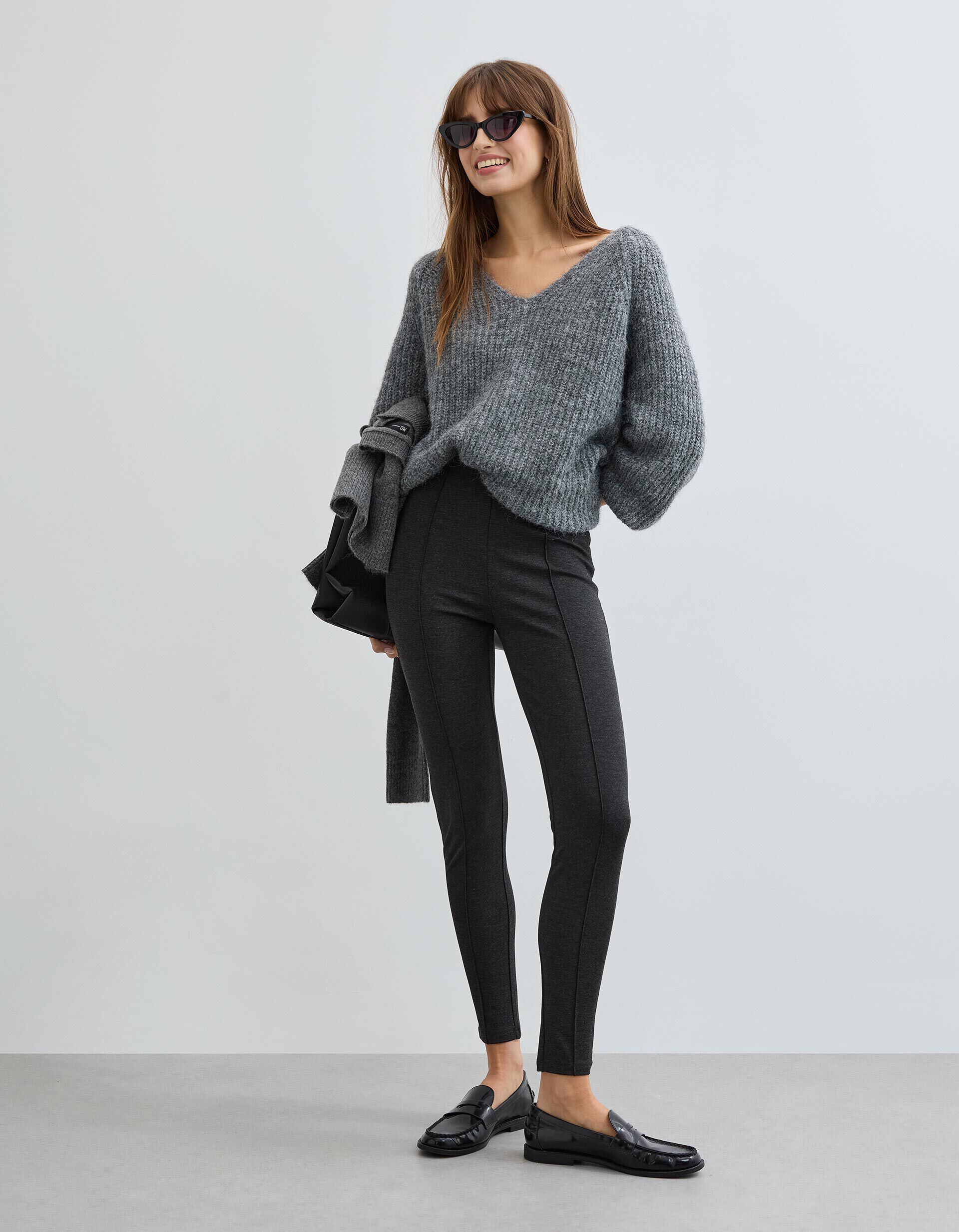 Comprar Online Legging Ponto Roma, Mulher, Cinzento