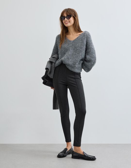 Comprar Online Legging Ponto Roma, Mulher, Cinzento