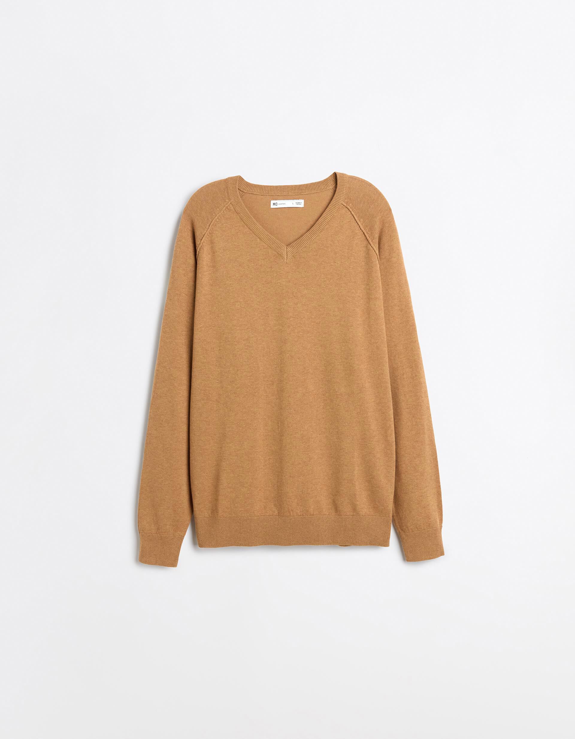 Comprar Online Camisola De Malha, Homem, Castanho Claro