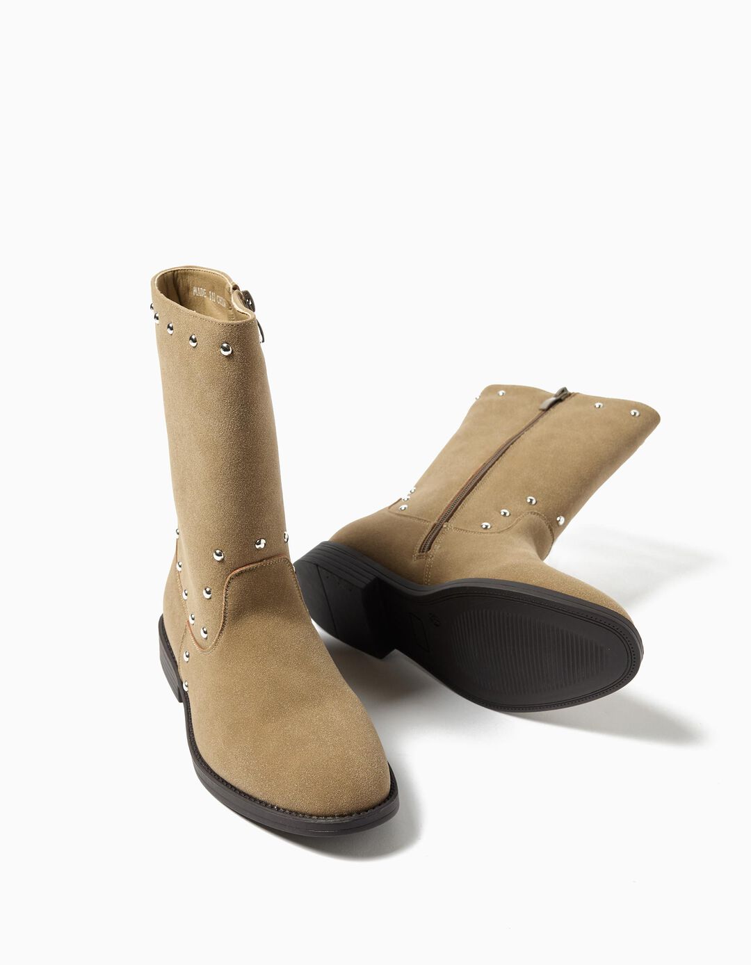 Botas, Menina, Bege 