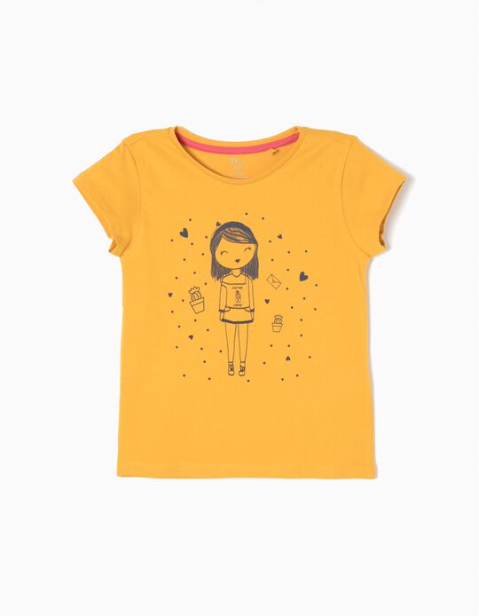 Yellow T-Shirt, Cactus Lover