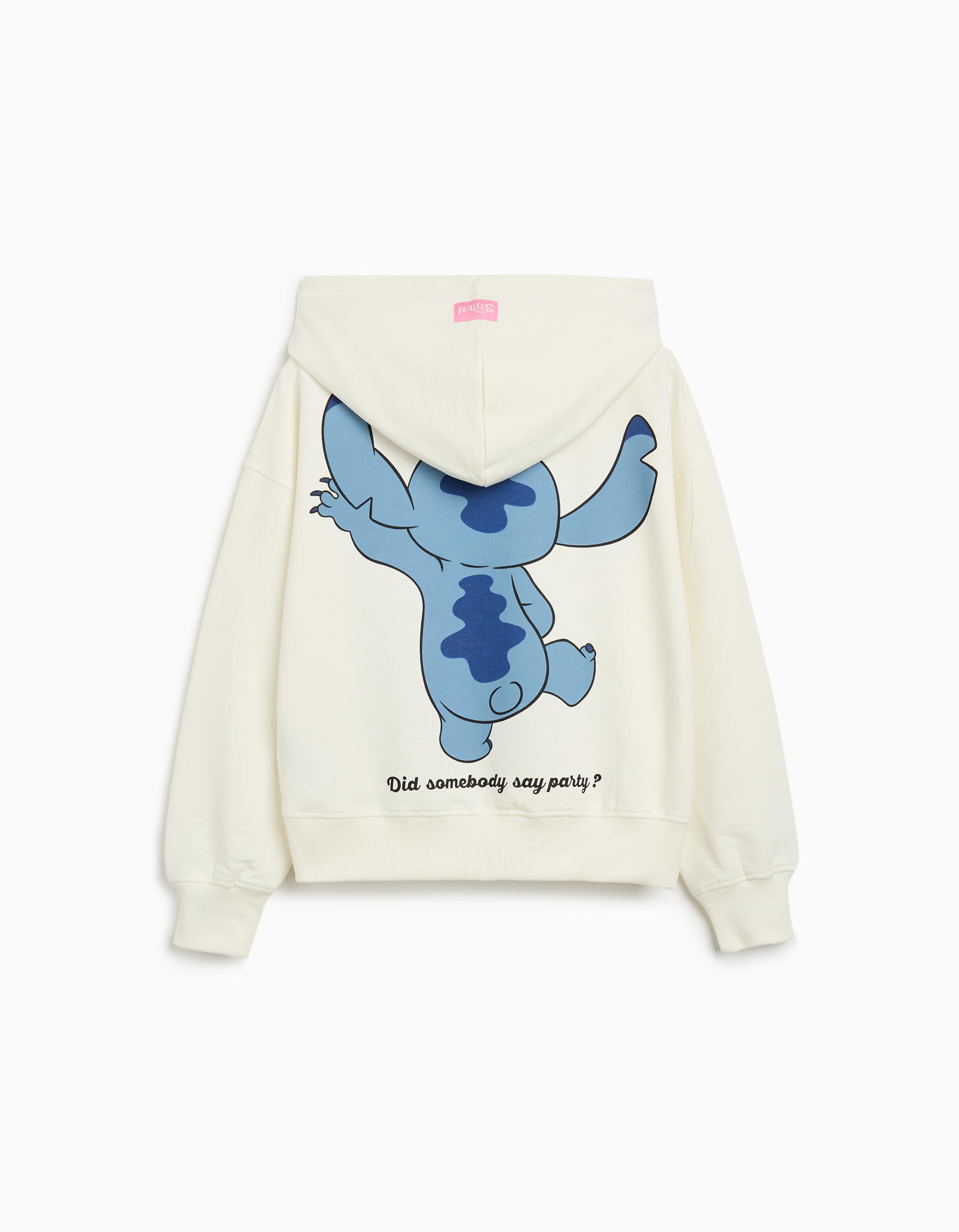 Comprar Online Sweatshirt de Felpa Capuz 'Stitch', Menina, Branco