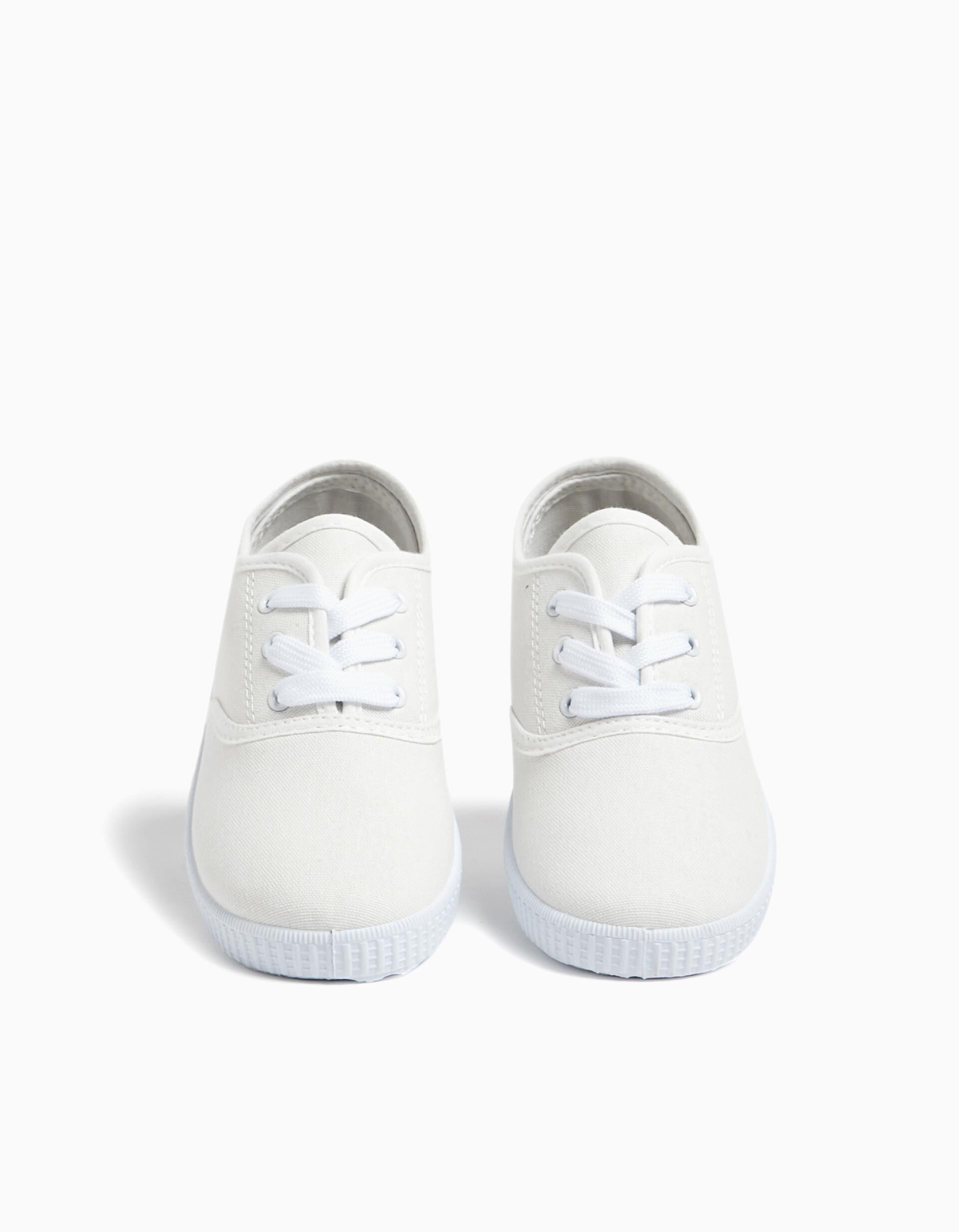 Comprar Online Canvas Sneakers, Girl, White
