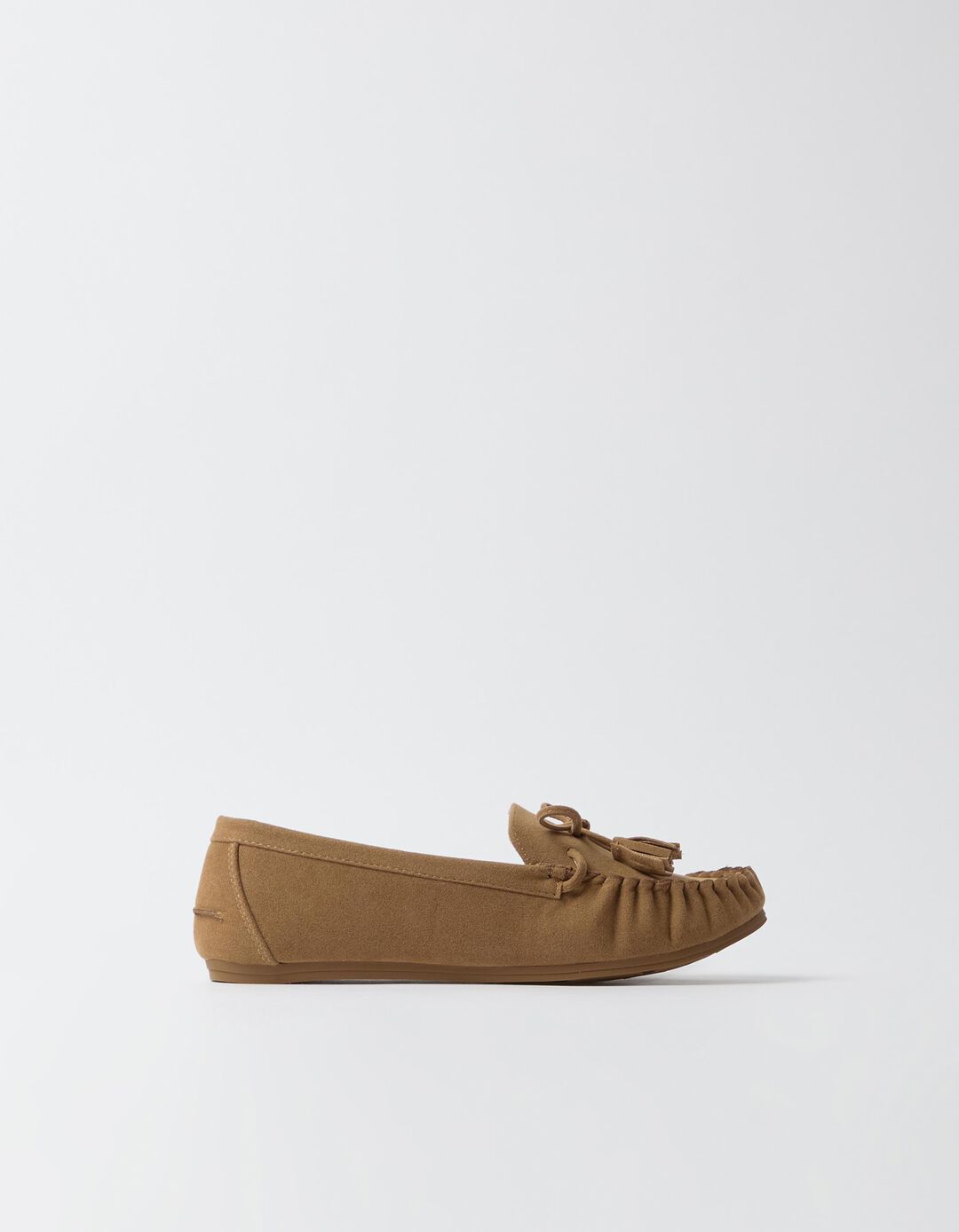 Mocassins, Mulher, Bege